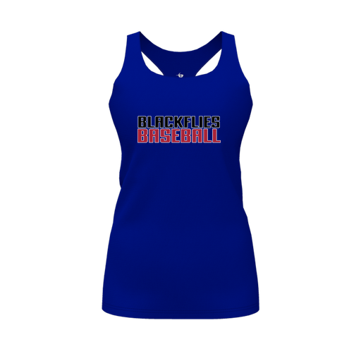 [FT0TRBRY-FYS-LOGO2] Decker Racerback Tank Top (Female Youth S, Royal, Logo 2)
