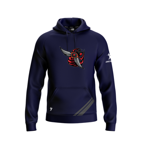 [FOLHSMNV-YXS-LOGO1] Decker Summit Hoodie (Youth XS, Navy, Logo 1)