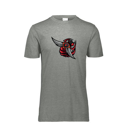 [FTSCUBGY-AS-LOGO1] Decker Men's Tri-Blend T-Shirt - Short Sleeve (Adult S, Gray, Logo 1)