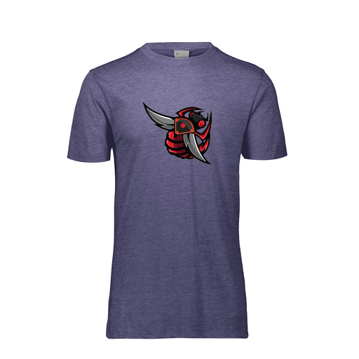 [FTSCUBNV-YS-LOGO1] Decker Youth Tri-Blend T-Shirt - Short Sleeve (Youth S, Navy, Logo 1)