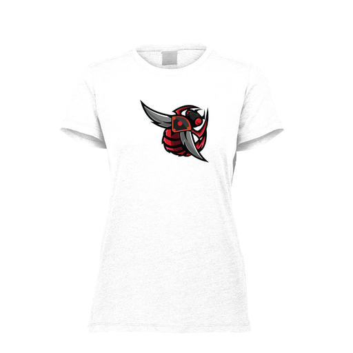 [FTSCUBWH-FAXS-LOGO1] Decker Women's Tri-Blend T-Shirt - Short Sleeve (Female Adult XS, White, Logo 1)