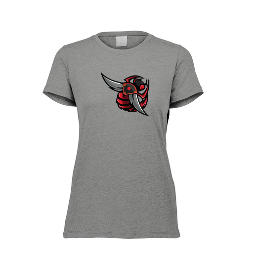 [FTSCUBGY-FAXS-LOGO1] Decker Women's Tri-Blend T-Shirt - Short Sleeve (Female Adult XS, Gray, Logo 1)