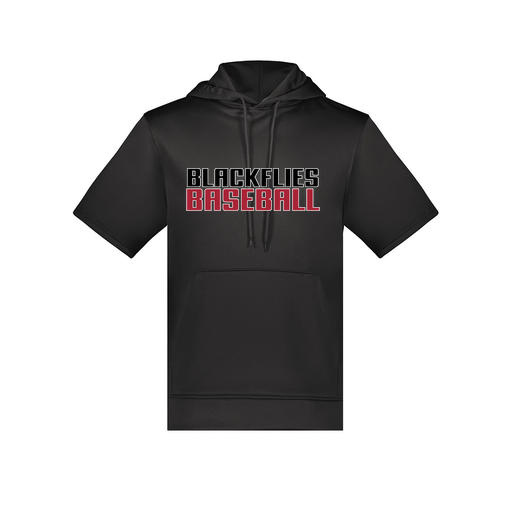 [6871.080.S-LOGO2] Men's Dri Fit Short Sleeve Hoodie (Adult S, Black, Logo 2)
