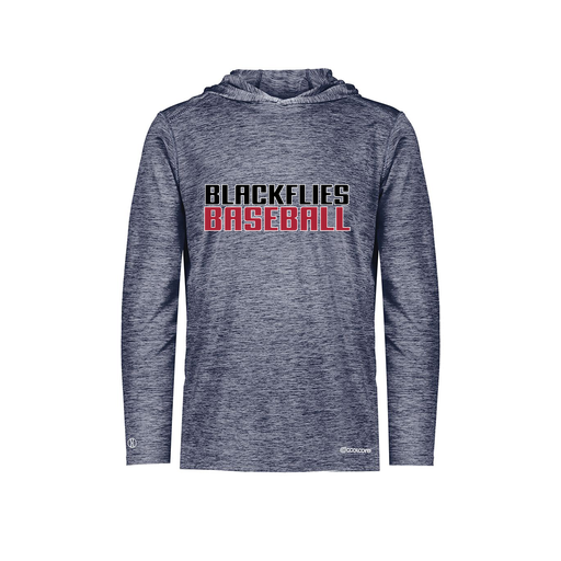 [FOLHCGNV-AS-LOGO2] Decker Men's Charge Hoodie (Adult S, Navy, Logo 2)