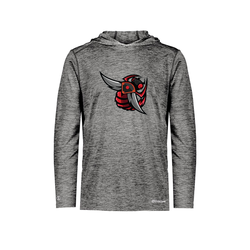 [FOLHCGBK-YS-LOGO1] Decker Youth Charge Hoodie (Youth S, Black, Logo 1)