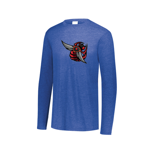 [3075.U55.XS-LOGO1] Men's LS Ultra-blend T-Shirt (Adult XS, Royal, Logo 1)