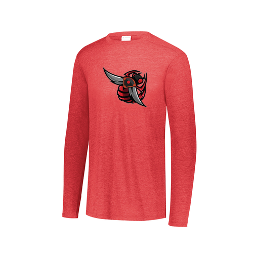 [3075.V96.XS-LOGO1] Men's LS Ultra-blend T-Shirt (Adult XS, Red, Logo 1)