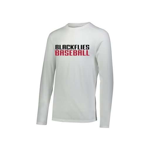 [3076.005.S-LOGO2] Youth LS Ultra-blend T-Shirt (Youth S, White, Logo 2)